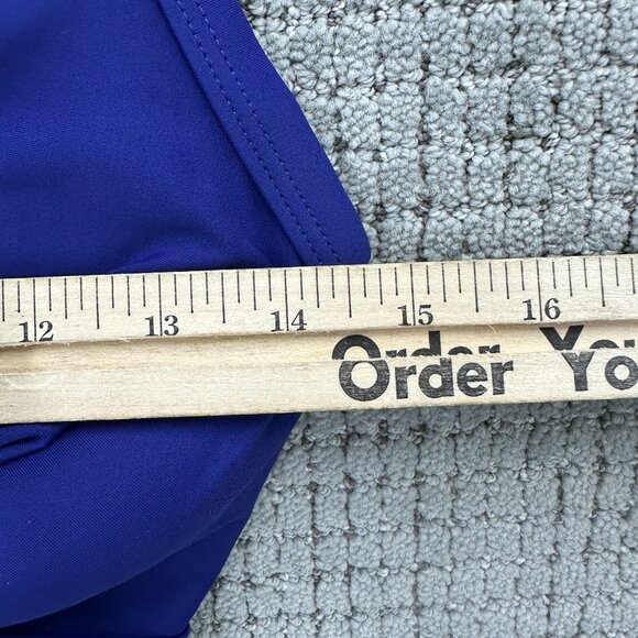 Eomenie Swimsuit Womens Size M Blue One Piece Tummy Control Cutout High Waist NW - Picture 6 of 7